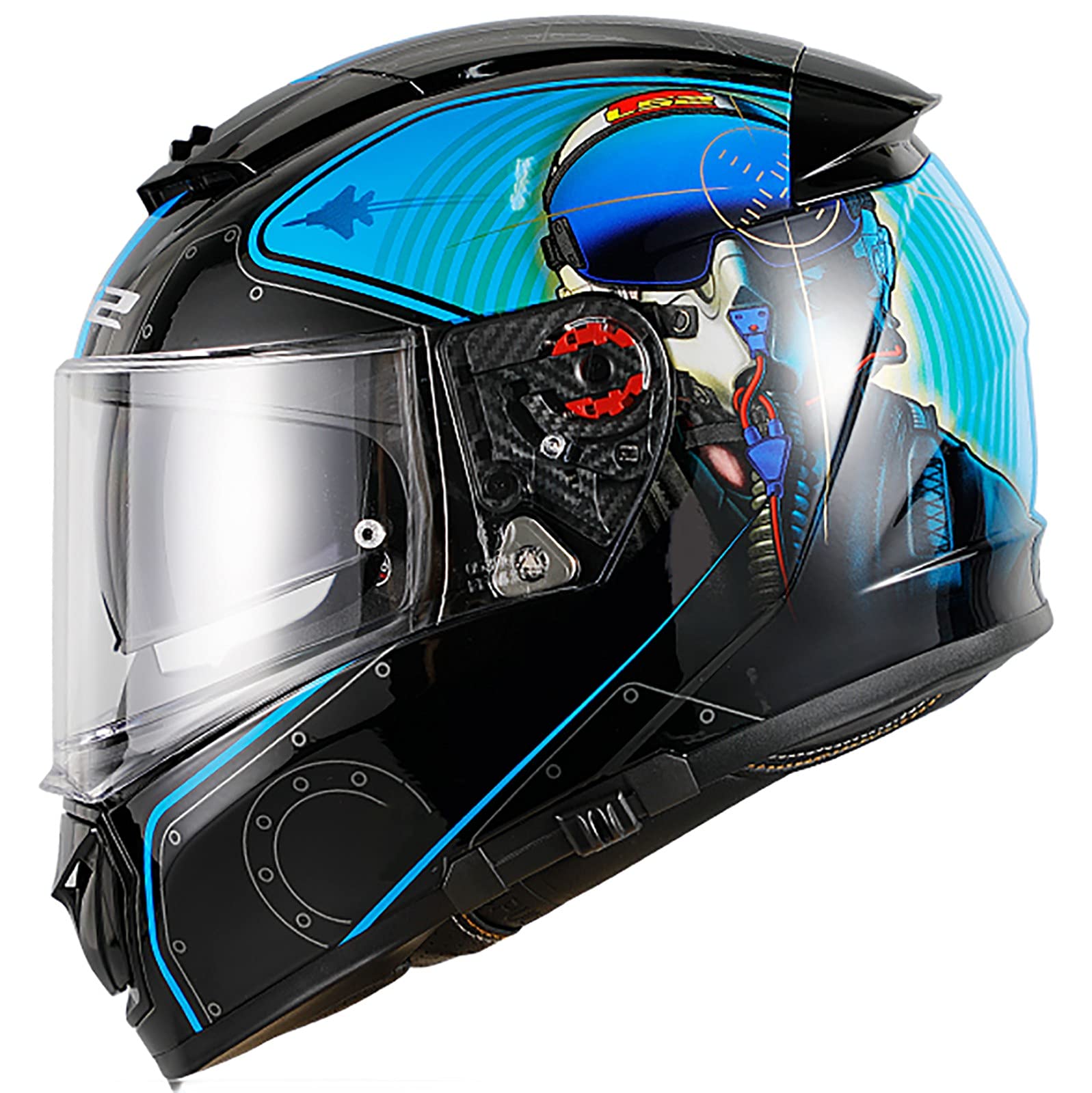 Amazon.co.jp: フルフェイスヘルメットオートバイ男性ヘルメットは